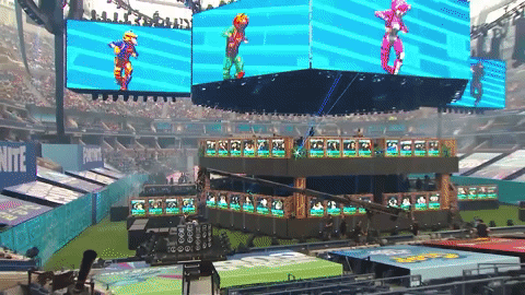 Fortnite World Cup 2019 arena visuals