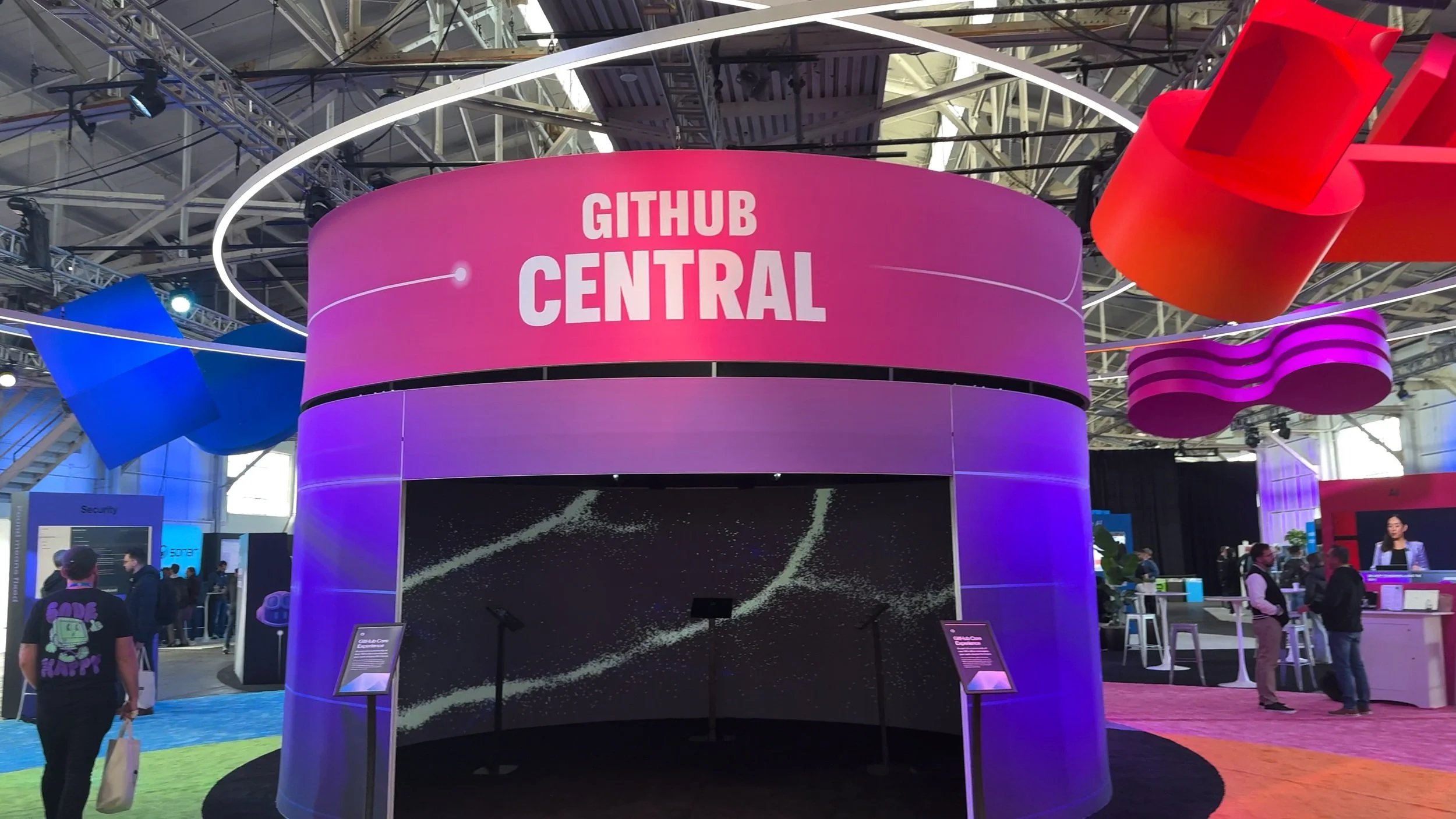 GitHub Universe 2024 interactive installation