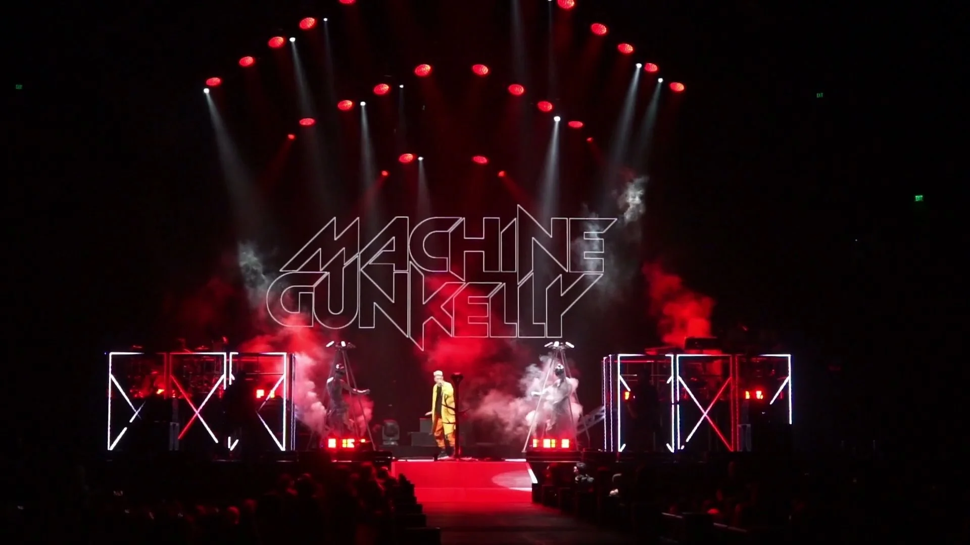 Machine Gun Kelly concert stage visuals