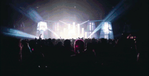 Meow Wolf Dark Palace festival stage visuals